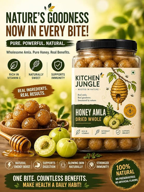 Kitchen Jungle Honey Amla Dried Whole Candy