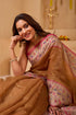 Vasthrlay Pink Unstitched Saree