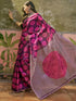 Vasthrlay Womens Printed Unstitched Beige Saree