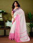 Vasthrlay Womens Cotton Printed Pink Saree