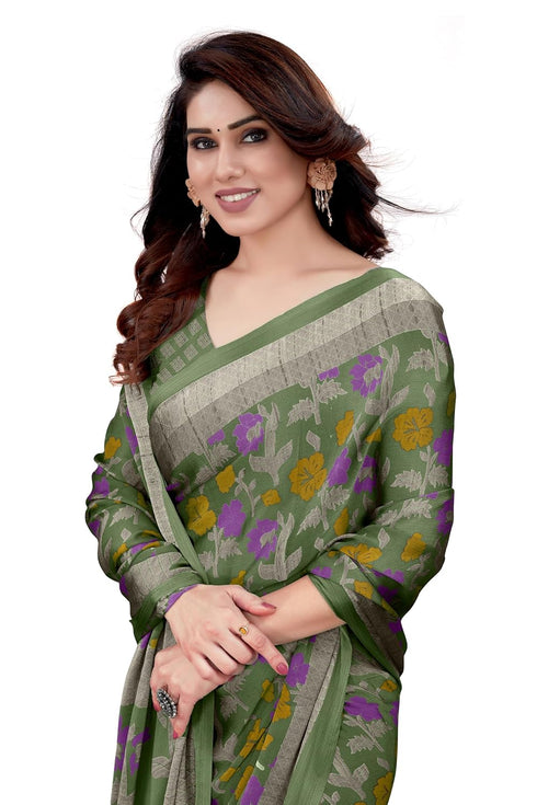 Vasthrlay Fashion Chiffon Printed Ethnic Wear
