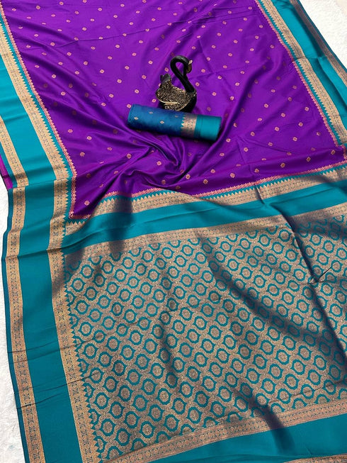 Vasthrlay Narayanpet Paithani Contrast