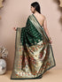 Vasthrlay Kanjeevaram Silk Paithani Rani Free Ethnic Wear