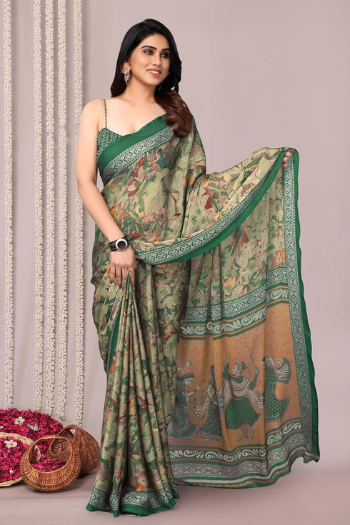 Vasthrlay Fashion Chiffon Printed Ethnic Wear