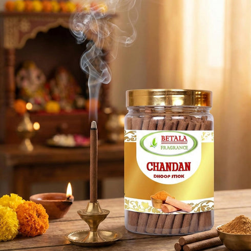 Betala Fragrance Chandan (Sandalwood) Flavour Dhoop Sticks