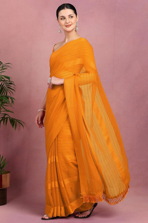 Vasthrlay Fashion Georgette Green Ethnic Wear