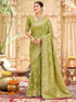Vasthrlay Womens Banarasi Unstitched Mauve Saree