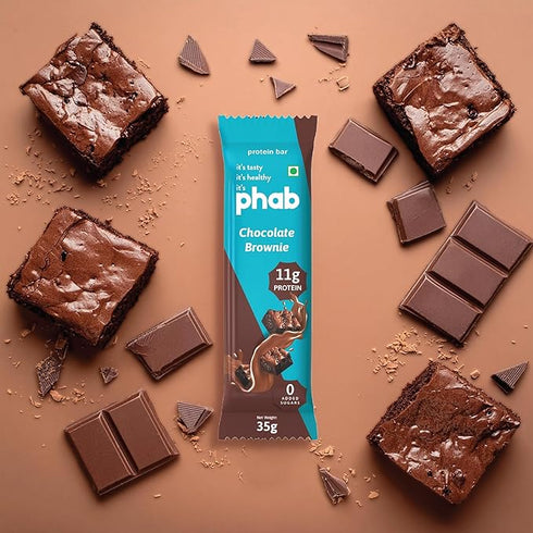 Phab Chocolate Brownie 11G Protein Bars