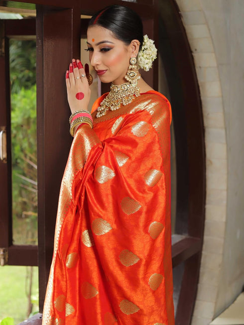 Vsathrlay Saree Kanjivaram Silk Pari Pista