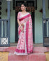 Vasthrlay Floral Prints Tasseled Saree