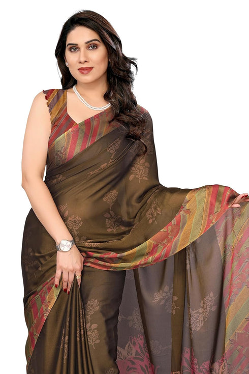 Vasthrlay Fashion Chiffon Georgette Dark Ethnic Wear