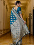 Vasthrlay Womens Weaving Tassels Unstitched Mustard Saree