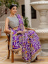 Vasthrlay Womens Printed Unstitched Beige Saree