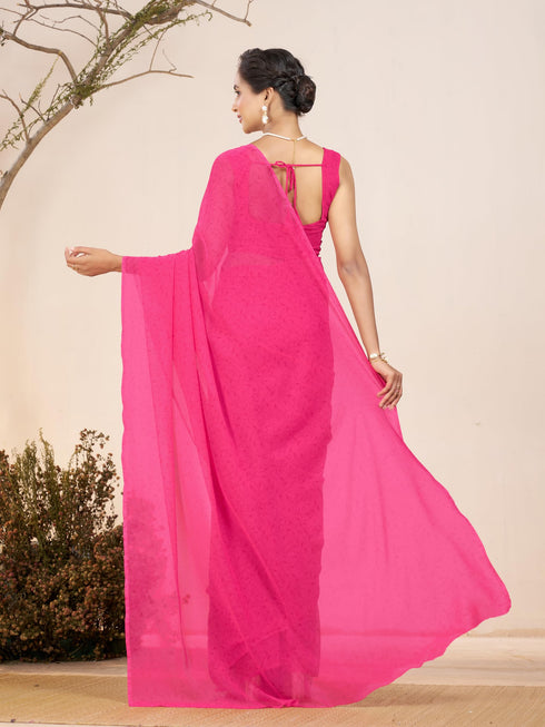 Vasthrlay Georgette Printed Saree