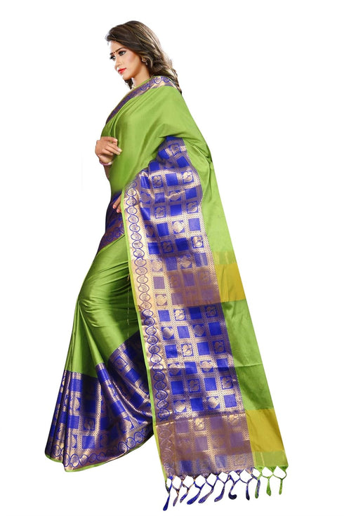 Vasthrlay Jacquard Unstiched Ethnic Wear