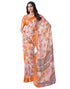 Vasthrlay Georgette Printed Unstitched Multicolor Saree