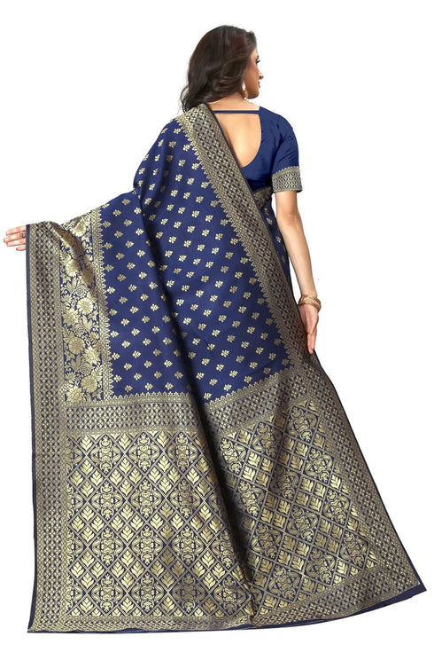 Vsathrlay Purple Kanchipuram Ethnic Wear