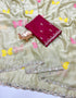 Vasthrlay Georgette Embroidery Unstitch