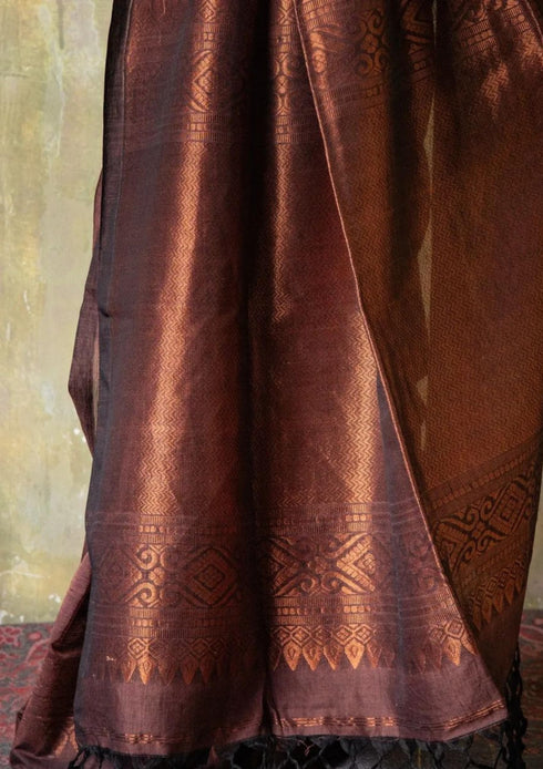 Vasthrlay Banarasi Unstitched Saree