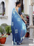 Vasthrlay Chiffon Printed Dark Saree