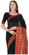 VasthrlayChanderi Unstitched Boarder Black Free Ethnic Wear