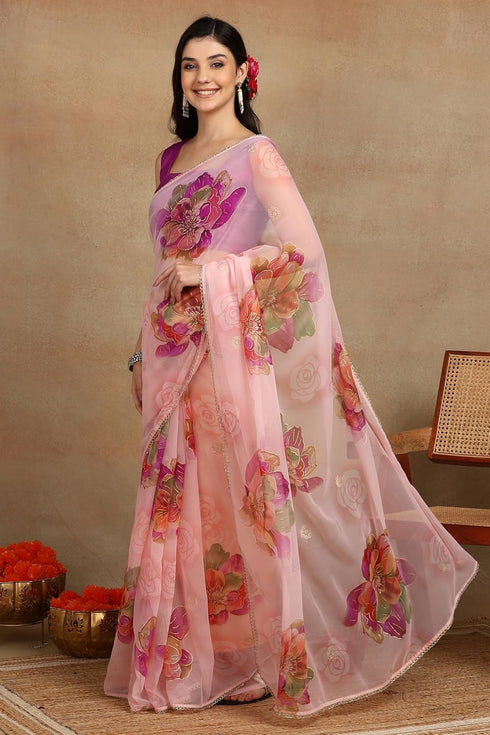 Vasthrlay Fashion Georgette Printed Ethnic Wear