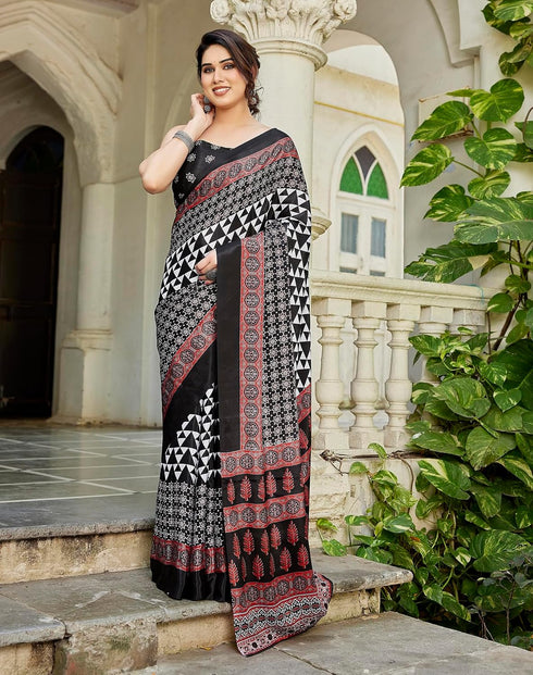 Vasthrlay Malgudi Printed Blouse Ethnic Wear