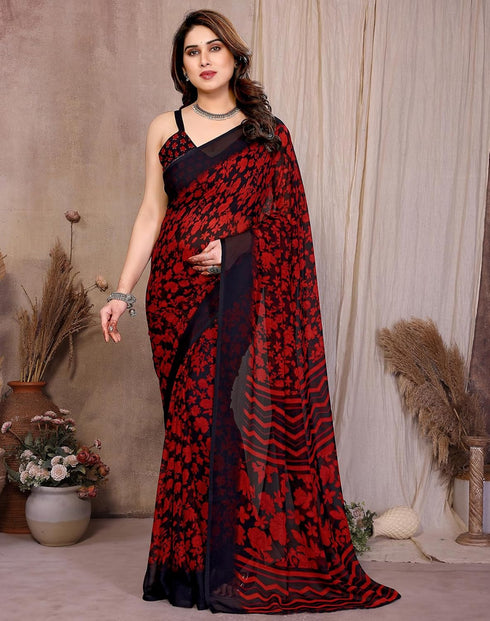 Vasthrlay Georgette Traditional Ethinic Az Ys Vaidika Ethnic Wear