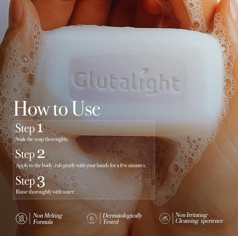 Glutalight Soap | Glutathione Soap | Body Tan Removal Soap