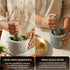 Heavy Duty Large Mortar and Pestle Set for Spices | Silbatta for Chutney