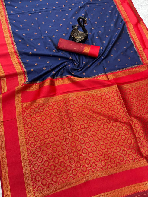 Vasthrlay Banarasi Soft Saree