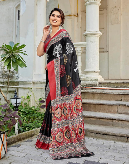Vasthrlay Abstract Pattern Printed Az Ys Pratika Ethnic Wear