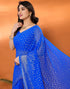 Vasthrlay Georgette Weaving Unstitched Red Saree