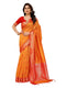 VasthrlayJacquard Boardered Unstitched Mustard Free Ethnic Wear