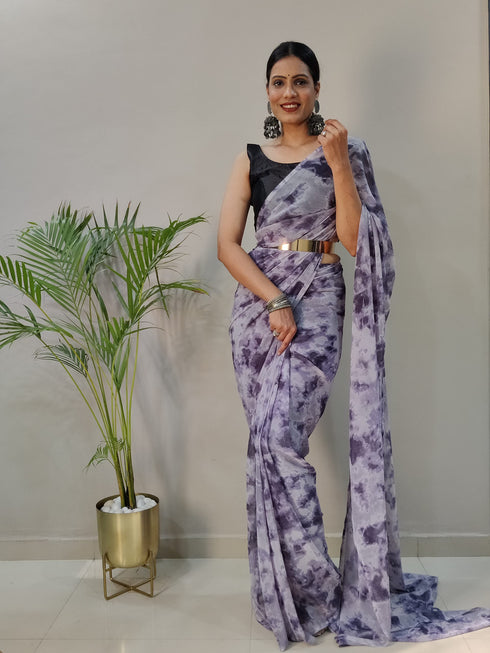 Vasthrlay Georgette Unstitched Saree