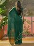 Vasthrlay Sequins Embroidery Black Saree