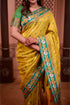 Vasthrlay Kanjivaram Unstitched Mahendi Ethnic Wear