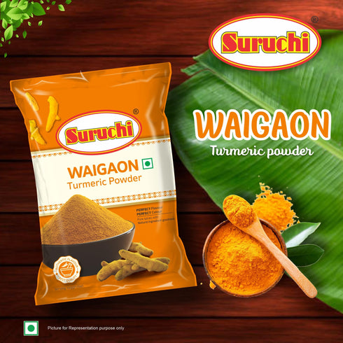 Suruchi Waigaon Turmeric Powder 100g Authentic Waigaon Haldi