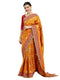 Vasthrlay Embroidery Unstitch Orange Ethnic Wear