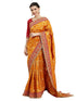 Vasthrlay Embroidery Unstitch Orange Ethnic Wear