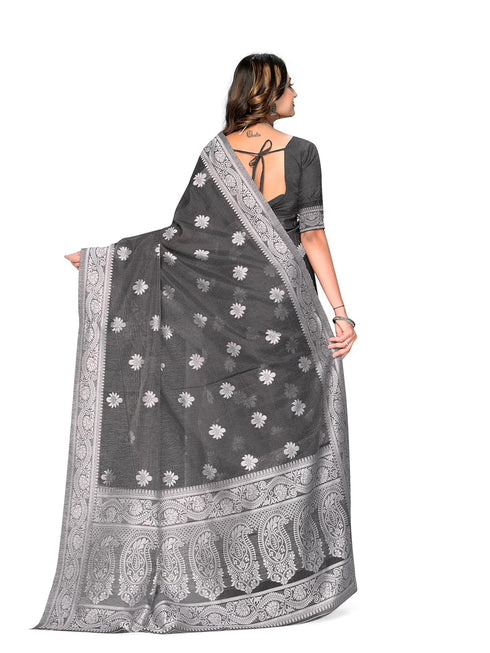 VasthrlayWomen's Banarasi Kanchipuram Saree