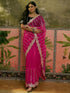 Vasthrlay Sequins Embroidery Turquoise Saree
