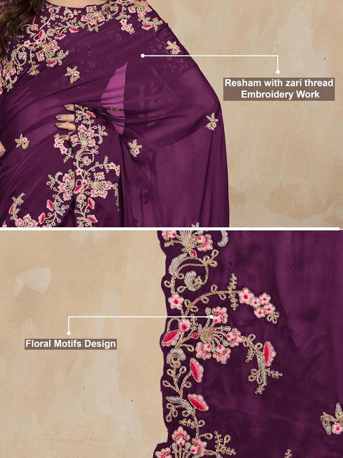 Vasthrlay Rangoli Heavy Embroidred Ethnic Wear