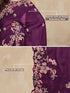 Vasthrlay Rangoli Embroidered Unstitched Purple Ethnic Wear