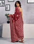 Vasthrlay Womens Printed Unstitched Green Saree