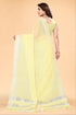 Vasthrlay Gold Unstitched Saree