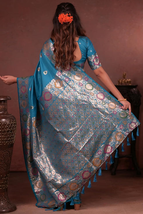 Vasthrlay Kanjivaram Unstitched Blouse Ethnic Wear
