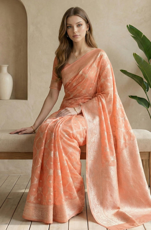 Vasthrlay Jacquard Saree
