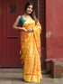 Vasthrlay Yellow Kanjivaram Saree