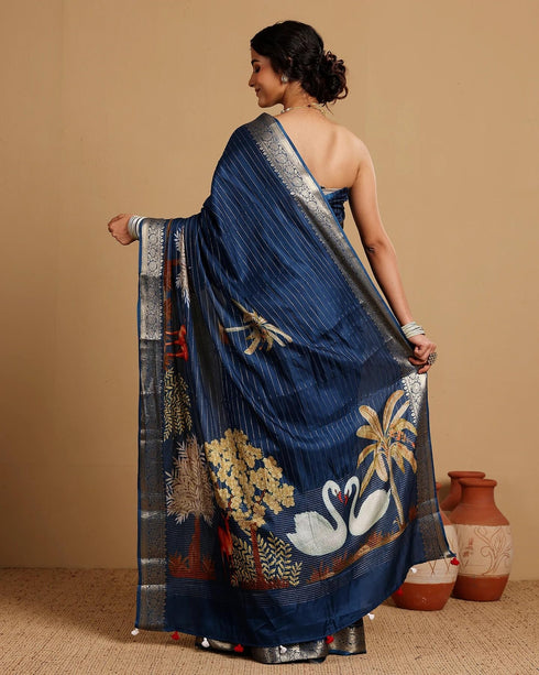 Vasthrlay Banarasi Traditional Unstitched Saree